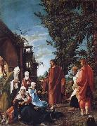 ALTDORFER, Albrecht Christ Taking Leave of his mother china oil painting reproduction